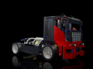 lego technic - race truck 8041 3D 모델