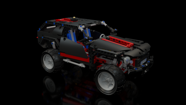 lego technic - extreme cruiser 8081 3D Модель in Игрушки 3DExport