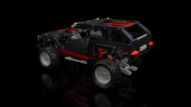 lego technic - extreme cruiser 8081 3D Модель in Игрушки 3DExport