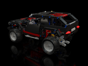 lego technic - extreme cruiser 8081 Modello 3D