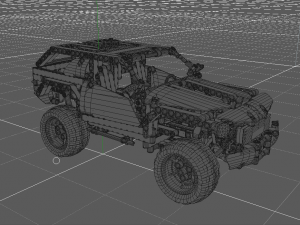 lego technic - extreme cruiser 8081 Modello 3D