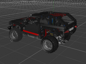 lego technic - extreme cruiser 8081 Modello 3D