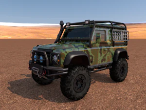land rover defender off-road 3D Model