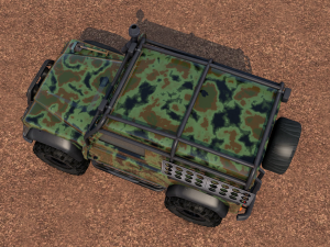 land rover defender off-road 3Dモデル