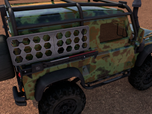 land rover defender off-road 3Dモデル