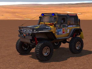 jeep wrangler custom off-road 3D Model