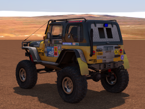 jeep wrangler custom off-road 3D Model