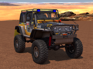 jeep wrangler custom off-road 3D Model