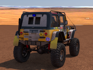 jeep wrangler custom off-road 3D Model