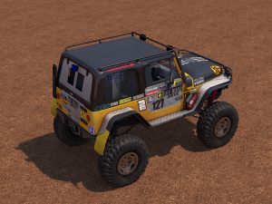 jeep wrangler custom off-road 3D Model