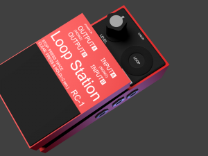 guitar loop station 3D Модель