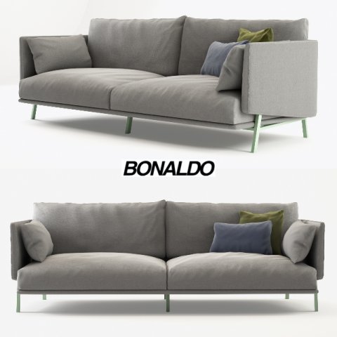 structure sofa bonaldo 3D Модель .c4d .max .obj .3ds .fbx .stl .blend 