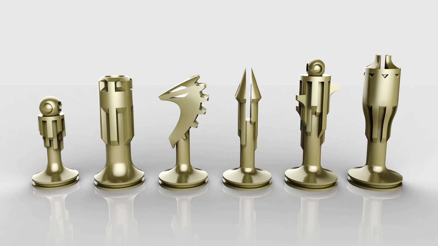 chess set 3D Print Model .c4d .max .obj .3ds .fbx .stl .blend