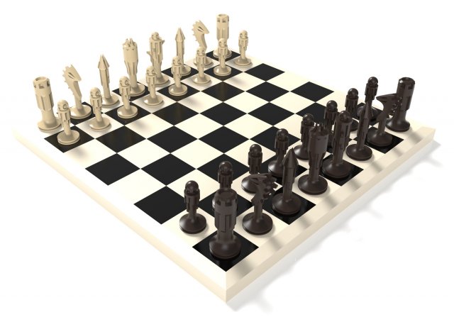 Download chess set 3D Model