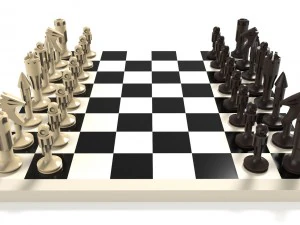 chess set 3D Print Model