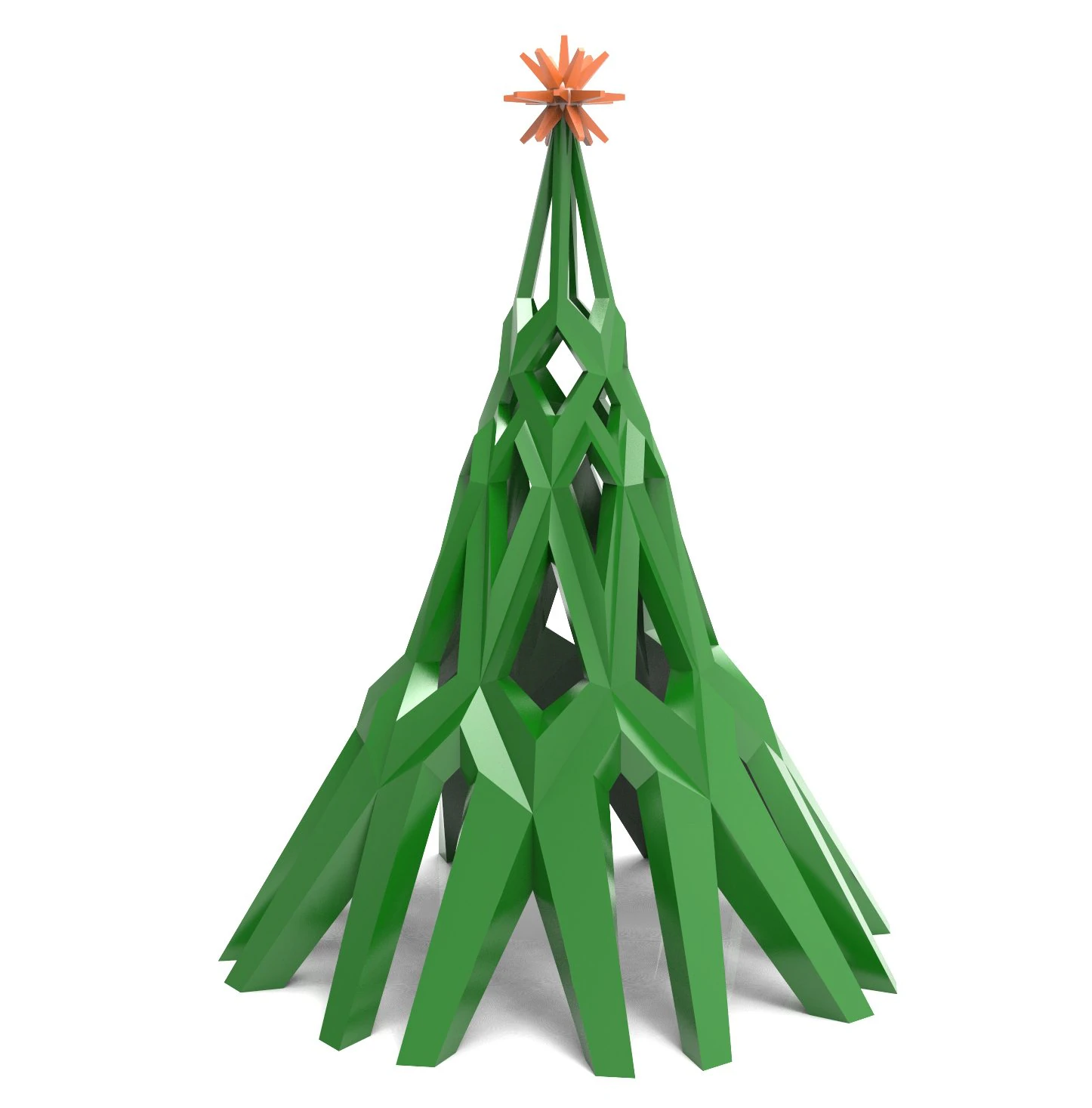 christmas tree 3D Print Model .c4d .max .obj .3ds .fbx .stl .blend 