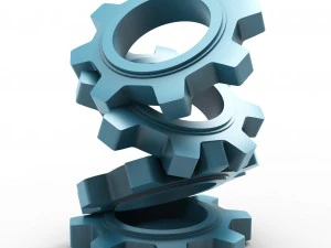 cogwheel pencil holder 3D Print Model