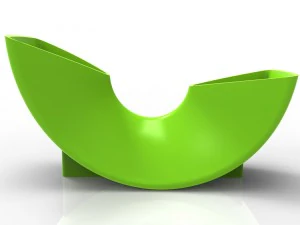 podw&oacute;jna doniczka Model do druku 3D