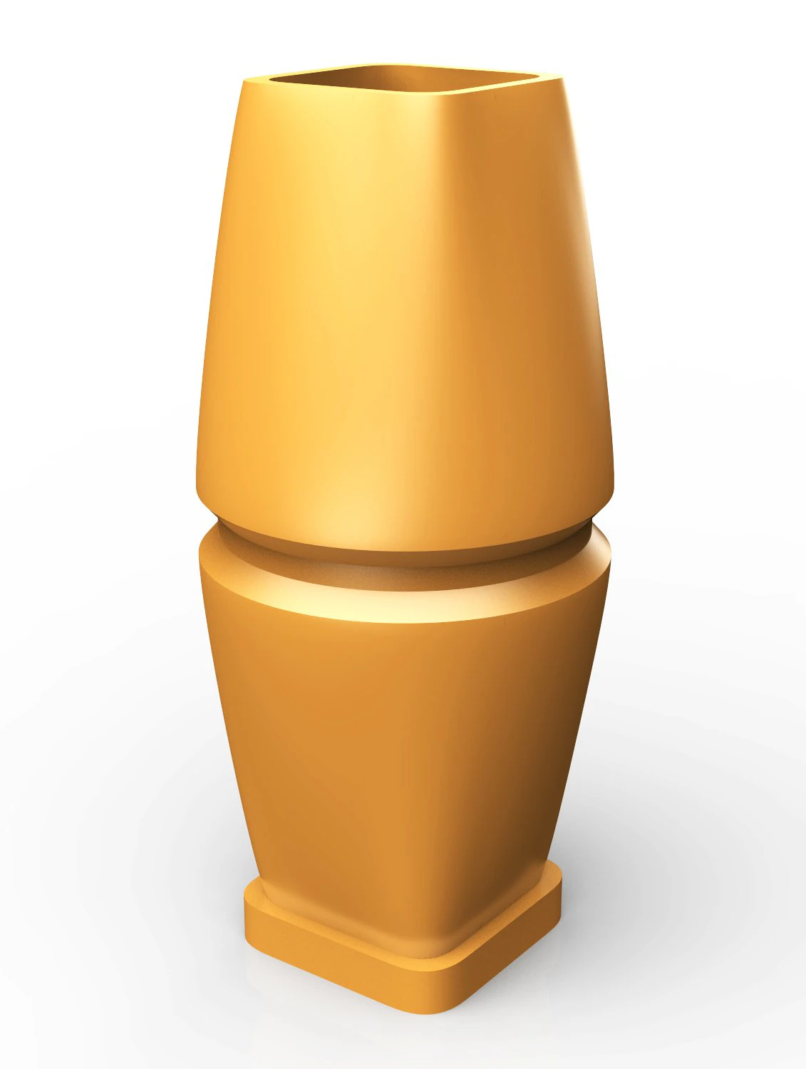 simple vase 3D Print Model .c4d .max .obj .3ds .fbx .stl .blend 