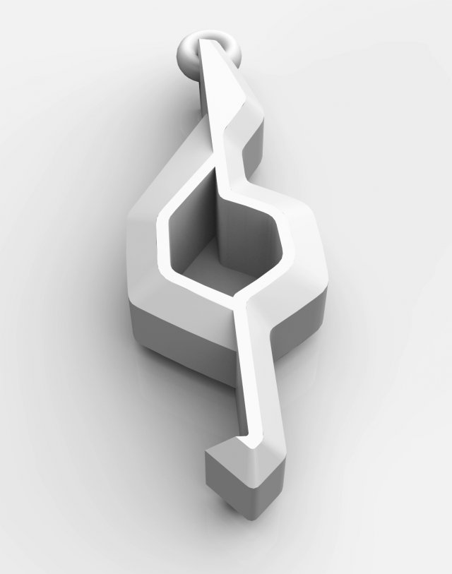 Download clefs pendants 3D Model