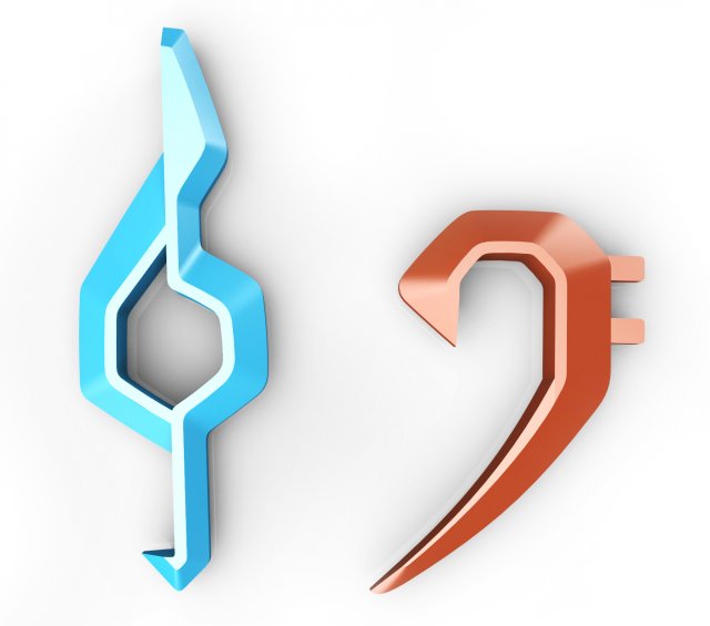 clefs symbols Modelo de Impressão 3D .c4d .max .obj .3ds .fbx .stl .blend 