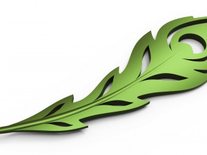 peacock feather 3D Print Model