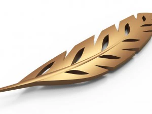 feather 3D Print Model