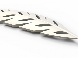 feather 3D Print Model