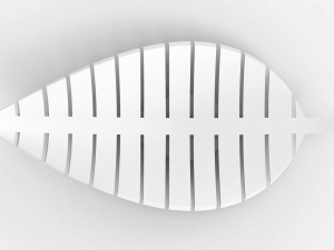leaf-shaped bowl Modèles 3D en vedette