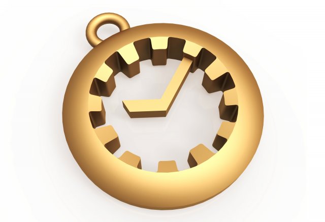 watch pendant 3D-Druckmodell .c4d .max .obj .3ds .fbx .stl .blend 