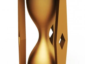 pendentif sablier Modèles 3D en vedette