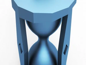 hourglass pendant 3D Print Model