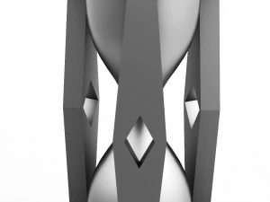 hourglass pendant 3D Print Model