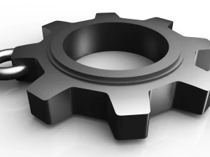cogwheel pendant 3D Print Model