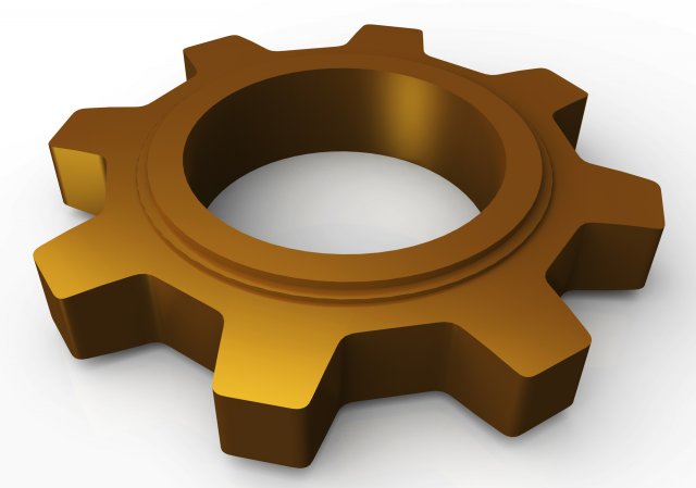 cogwheel Modelo de impresión 3D .c4d .max .obj .3ds .fbx .stl .blend 