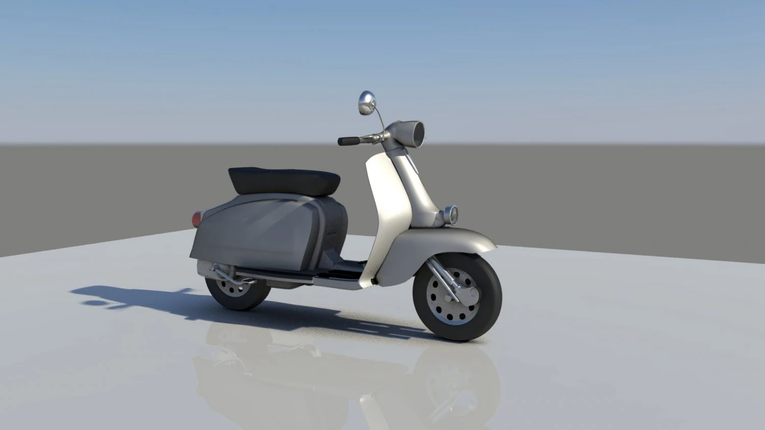 lambretta 200 3D Model .c4d .max .obj .3ds .fbx .stl .blend 