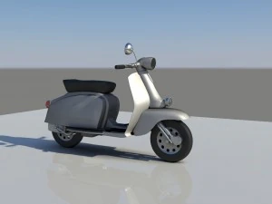 ランブレッタ200 3Dモデル