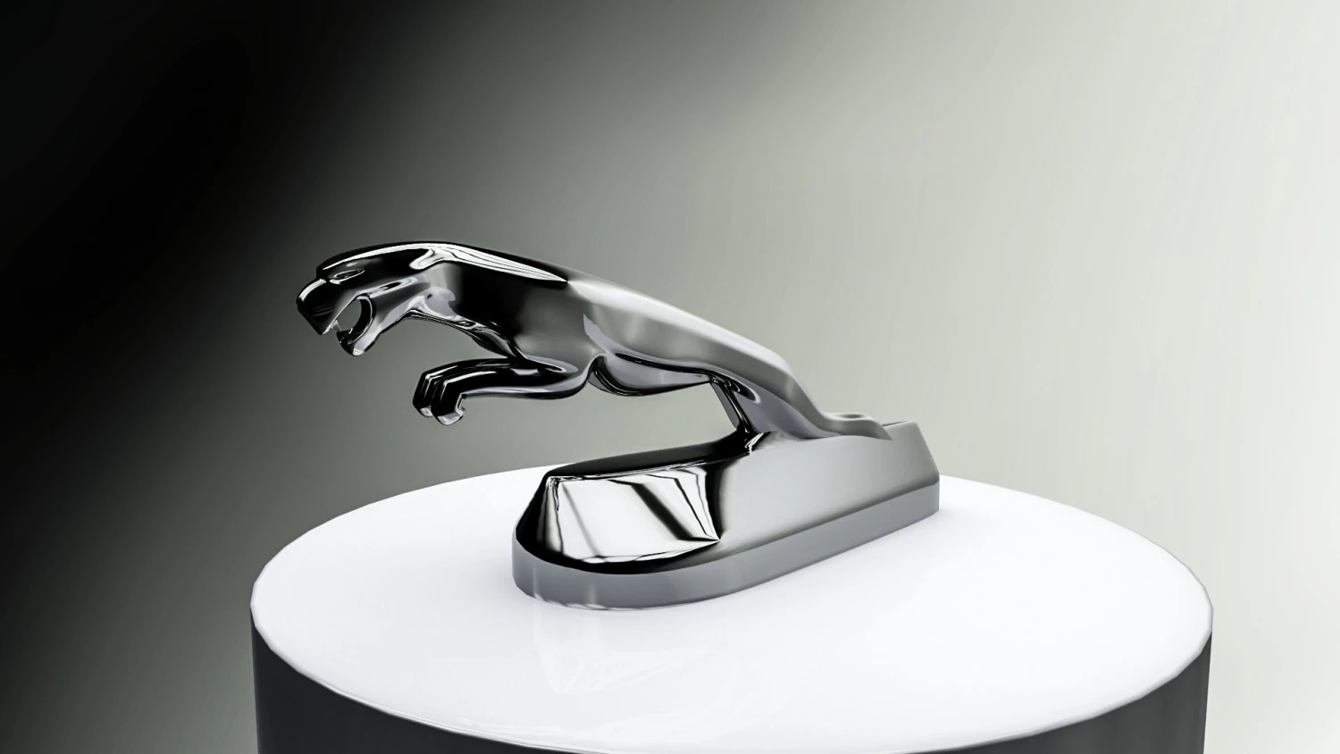 jaguar 3d logo 3D Model .c4d .max .obj .3ds .fbx .stl .blend 
