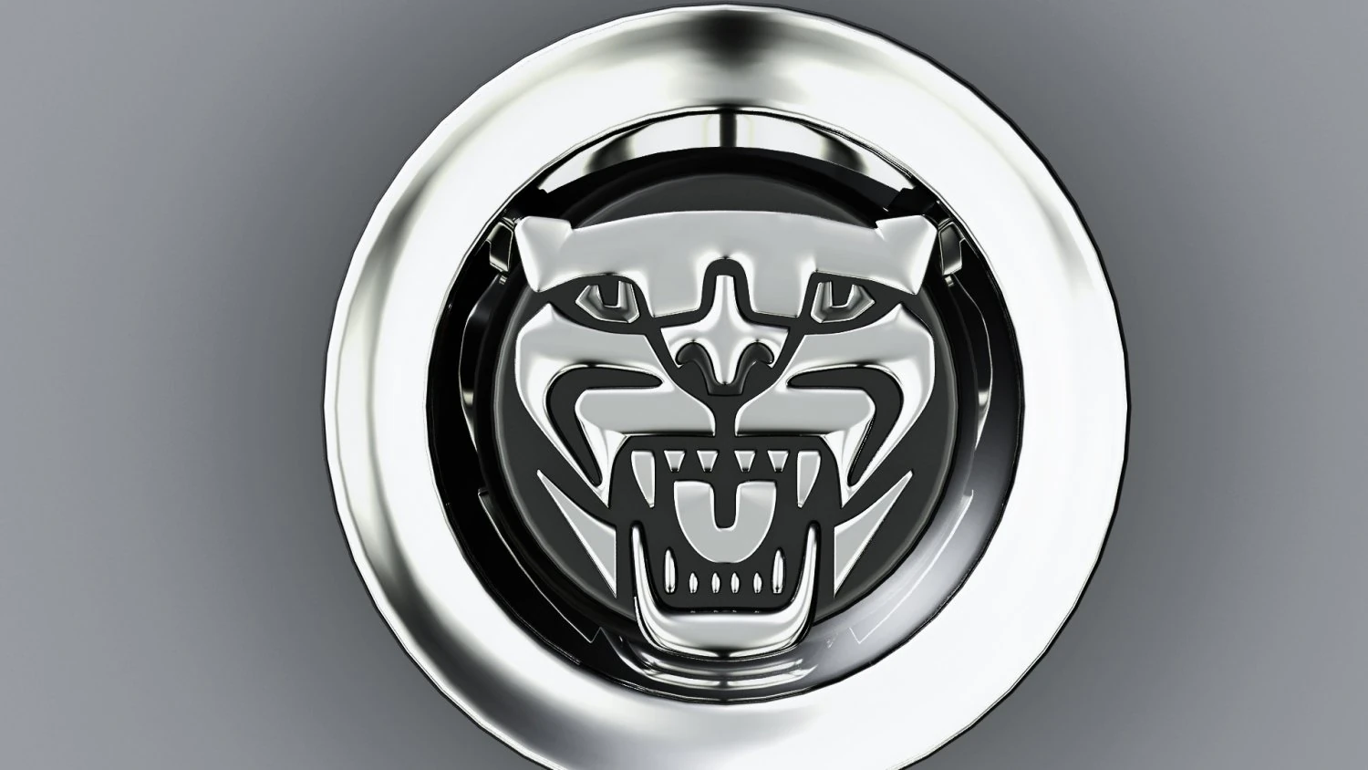 jaguar 3d logo 2 3D Model .c4d .max .obj .3ds .fbx .stl .blend 