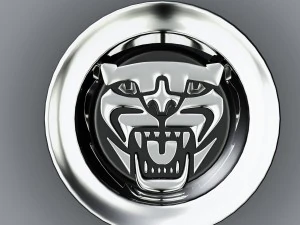 ジャガーの 3D ロゴ 2 3Dモデル