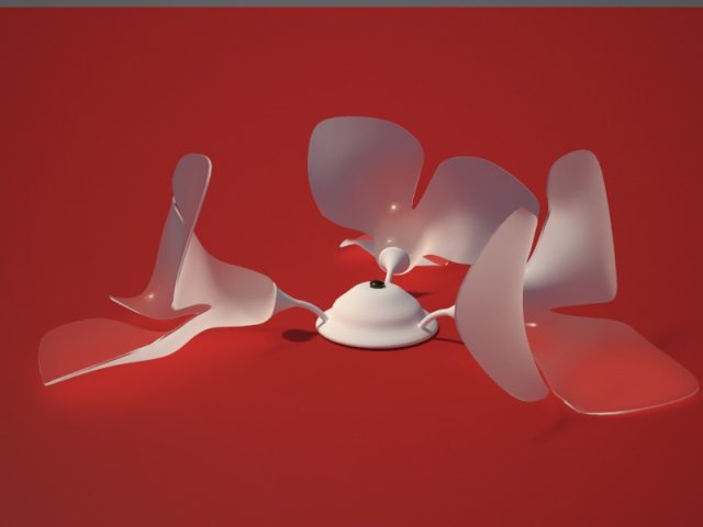 flower chandelier Modèle 3D .c4d .max .obj .3ds .fbx .stl .blend 