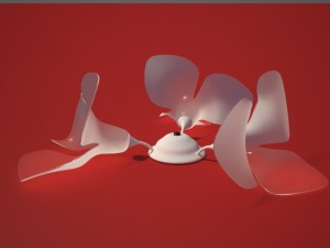 flower chandelier 3D Модель