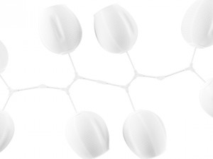 branching bubble chandelier 3Dモデル