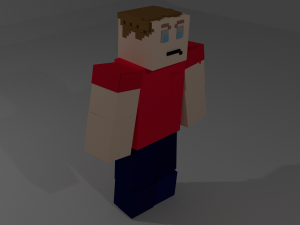 old man character 3D Model