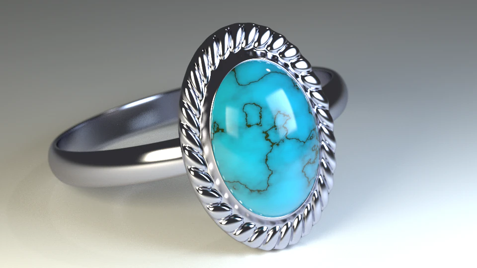 blue mode ring bmr 3D Model .c4d .max .obj .3ds .fbx .stl .blend 