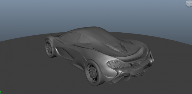 mclaren p1 3D Model .c4d .max .obj .3ds .fbx .stl .blend 