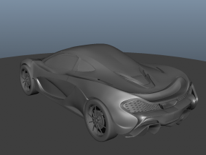 mclaren p1 3D Model