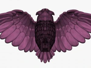 high poly owl 3D Model