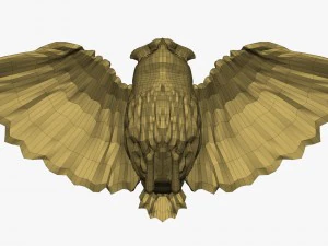 low poly owl 3D Model