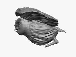 low poly owl 3D Model